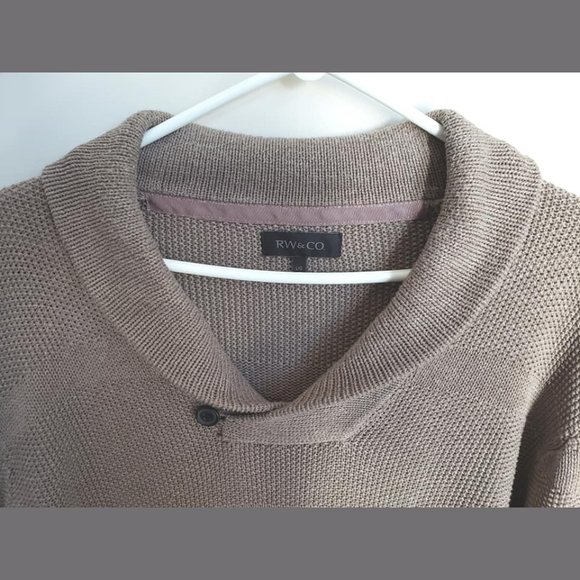 RW&CO Shawl Collar Sweater - Picture 3 of 9